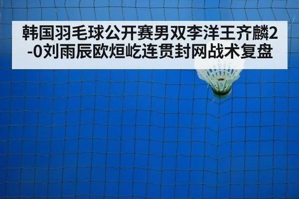 韩国羽毛球公开赛男双李洋王齐麟2-0刘雨辰欧烜屹连贯封网战术复盘